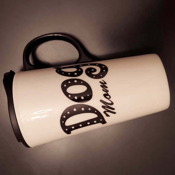 Other - Ceramic "Dog Mom" Coffee Travel Mug